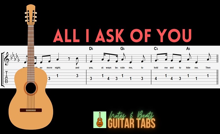 All I Ask of You chords