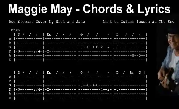 Maggie May Chords